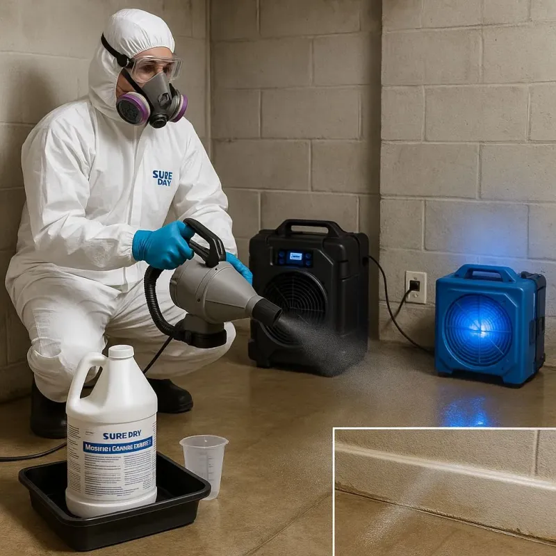 Sanitization and Odor Removal process in Monument Beach, MA