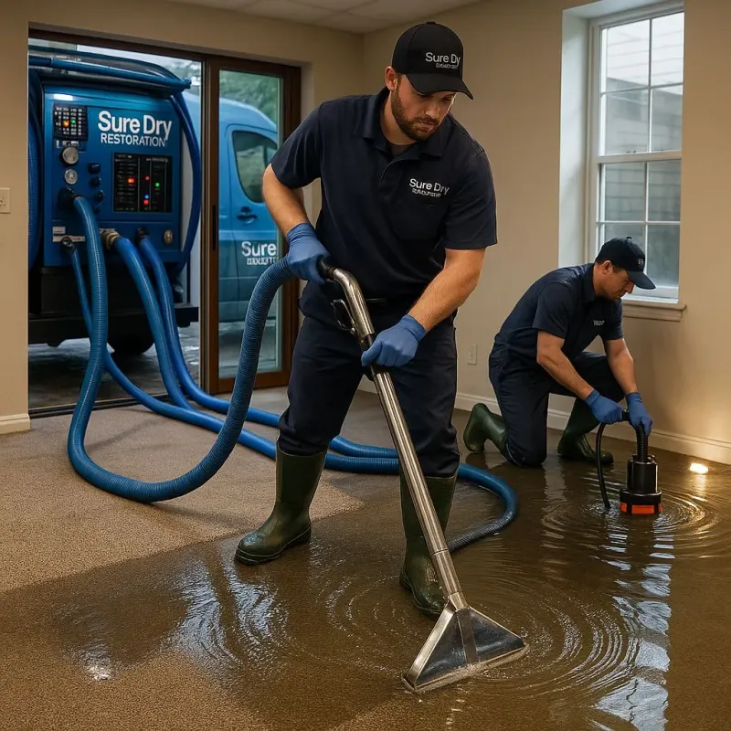 Water Extraction and Removal process in Monument Beach, MA